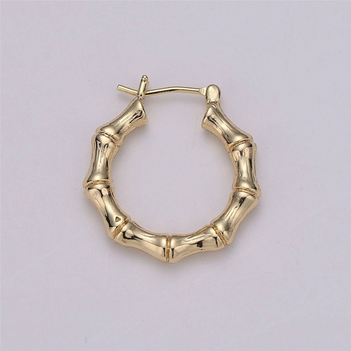 #241 | 18k Gold Filled Bamboo Earrings Custom DIY Personalize Earrings Supplies Findings for Jewelry Making Supply K-001