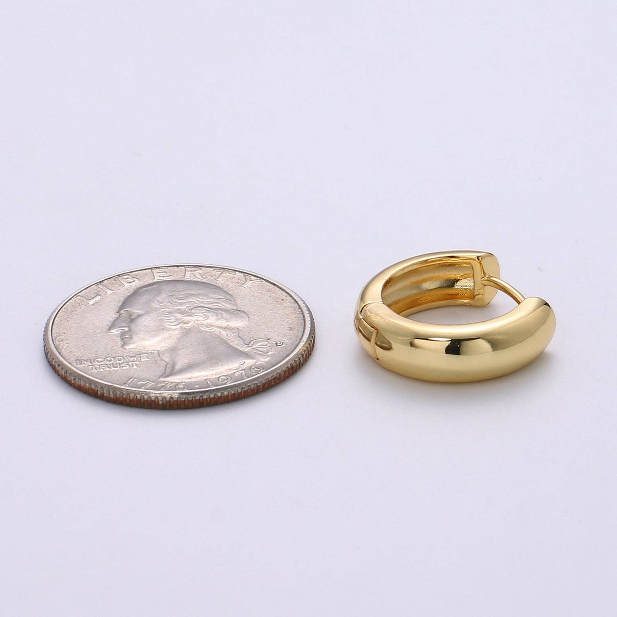 #246 HUGGIE Small Huggie Hoop Earrings