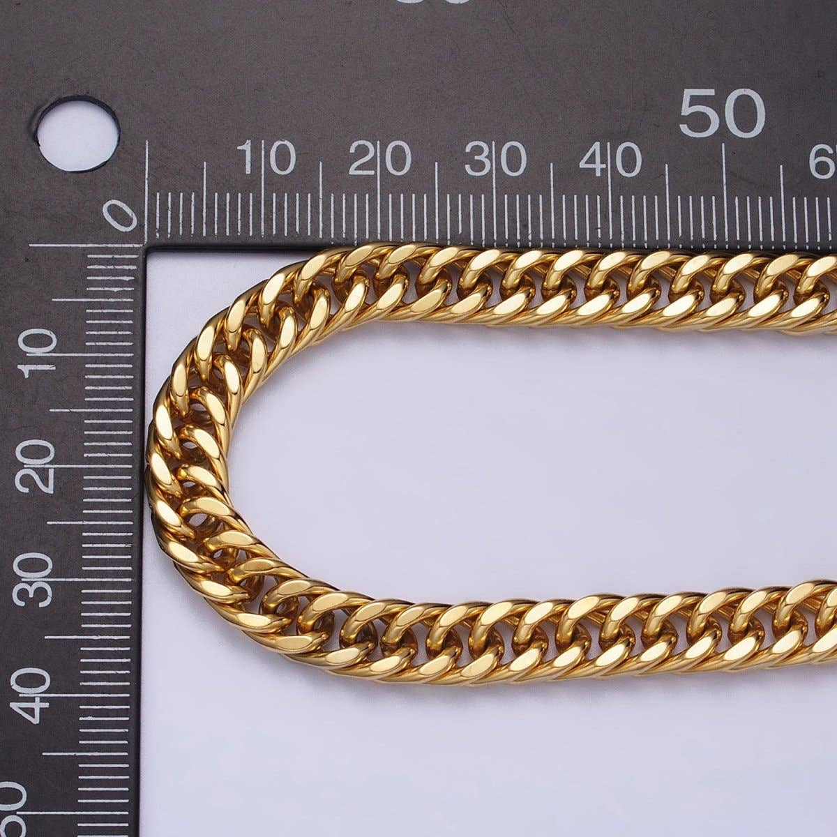 (#80) Men's Stainless Steel 7mm Cuban Chain Necklace 23.5 inch