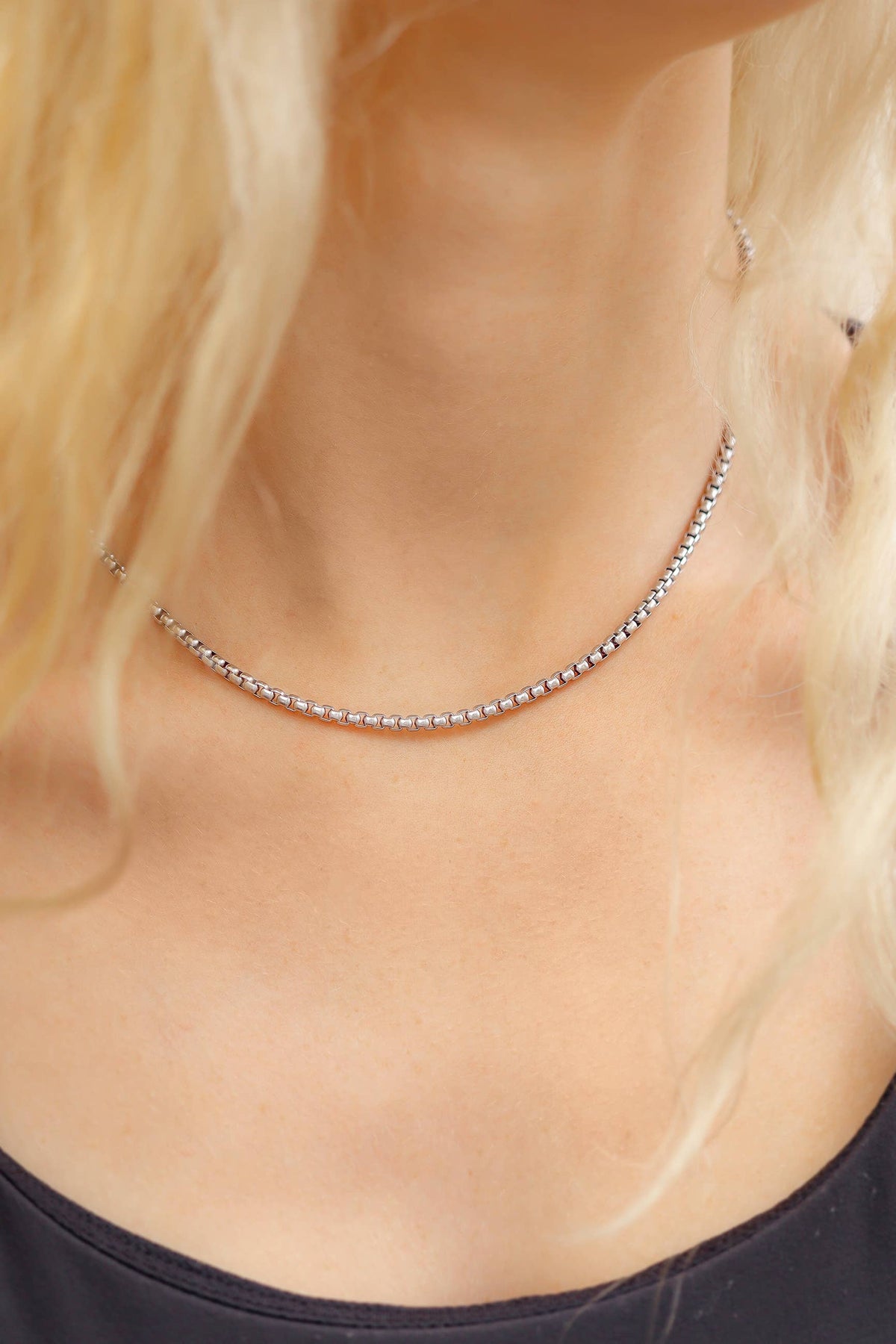 #120 | Stainless Steel Rounded Box Chain