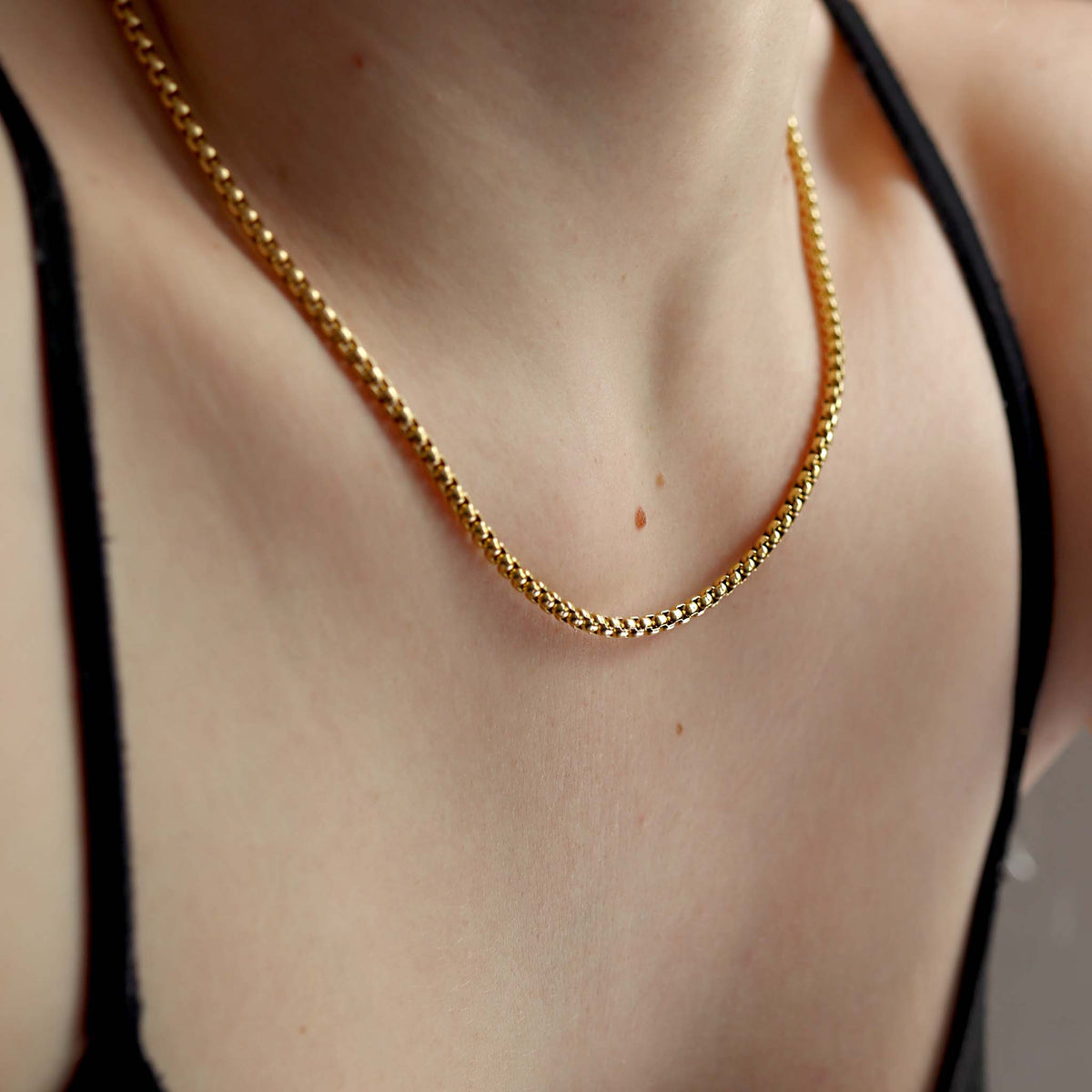 #120 | Stainless Steel Rounded Box Chain