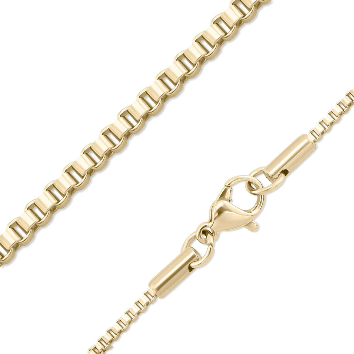 #125 | 14K Gold Filled 18" 1.5mm Box Chain Necklace