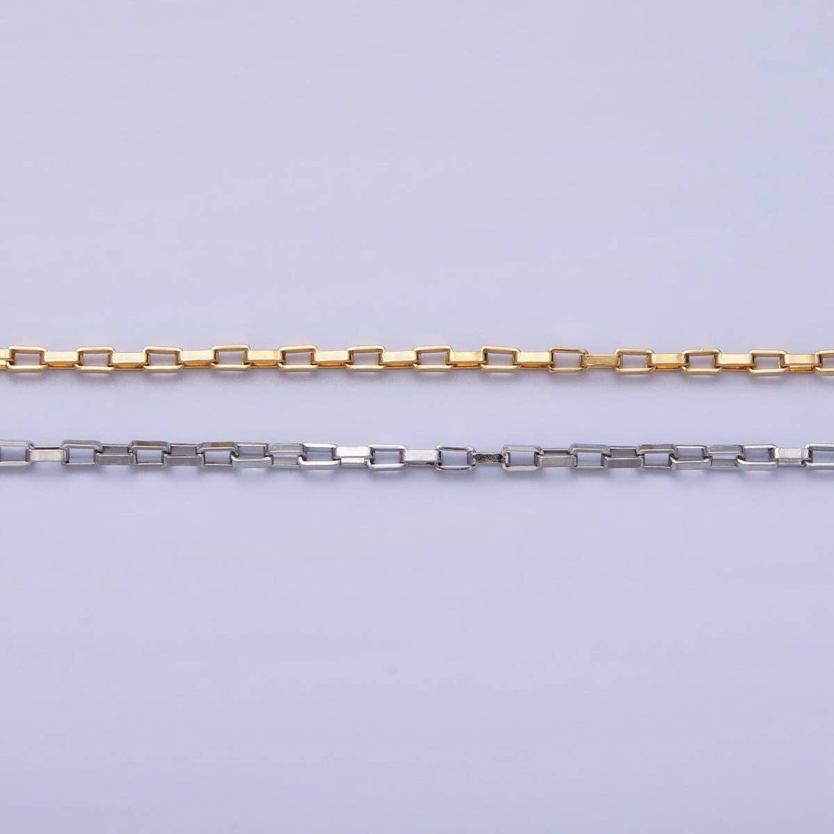 #244 | Gold Paperclip Chain Necklace Dainty Stainless Steel 17.7 inches