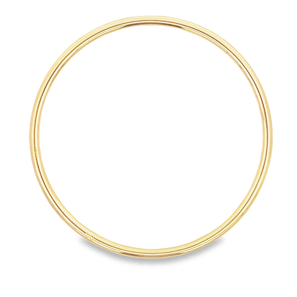 #201 Rhodium 3mm Bangle For Adults