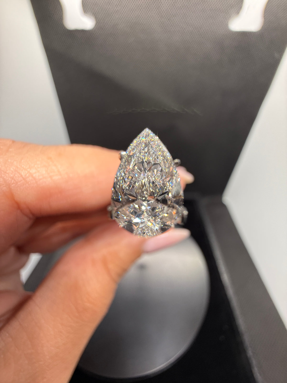 (#104) 1.43 Carat Lab Grown Diamond - Pear Cut - D VS1
