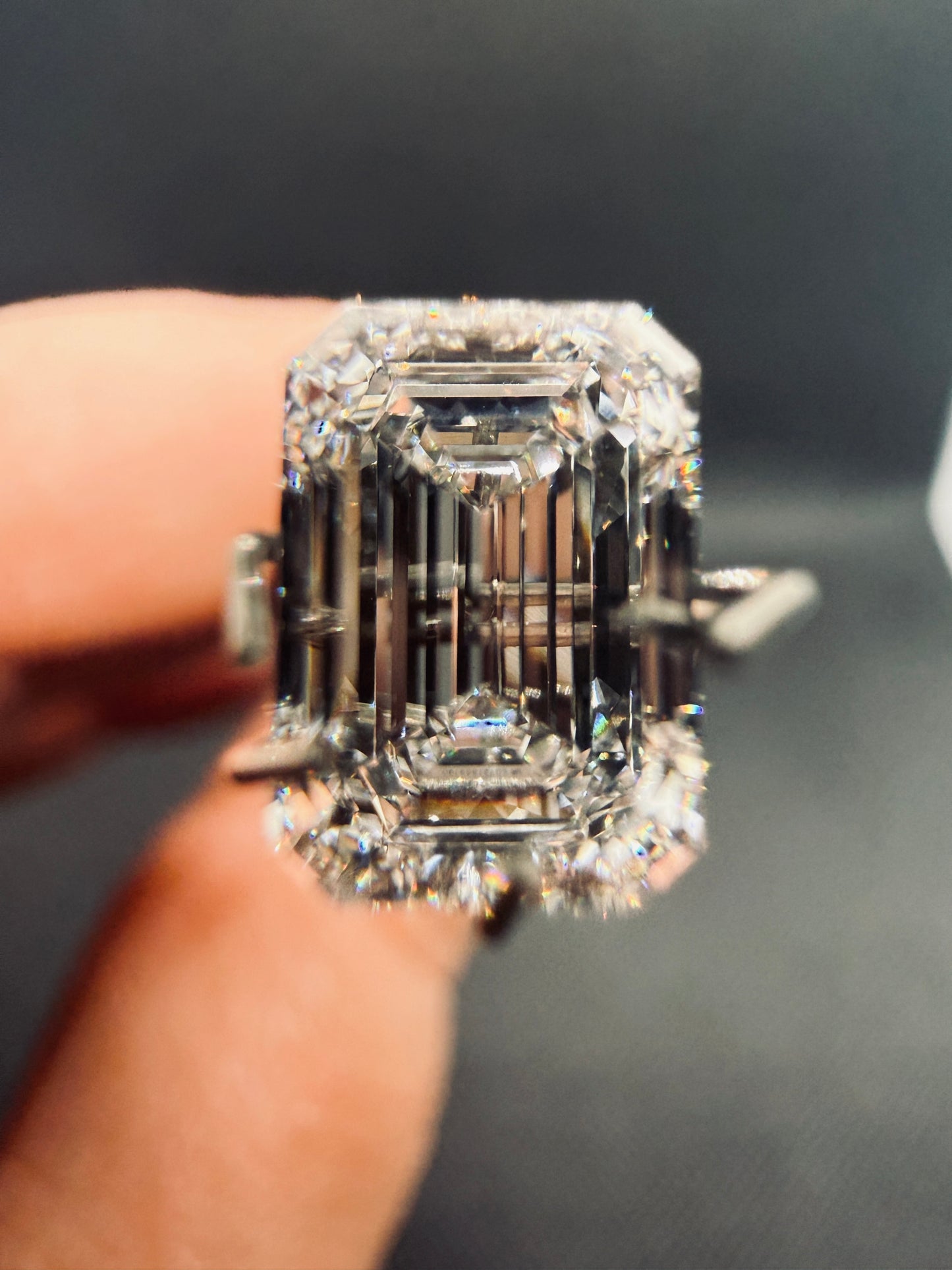 1.89 Carats Emerald Cut Lab Grown Diamond (D Color, VVS 2 Clarity)