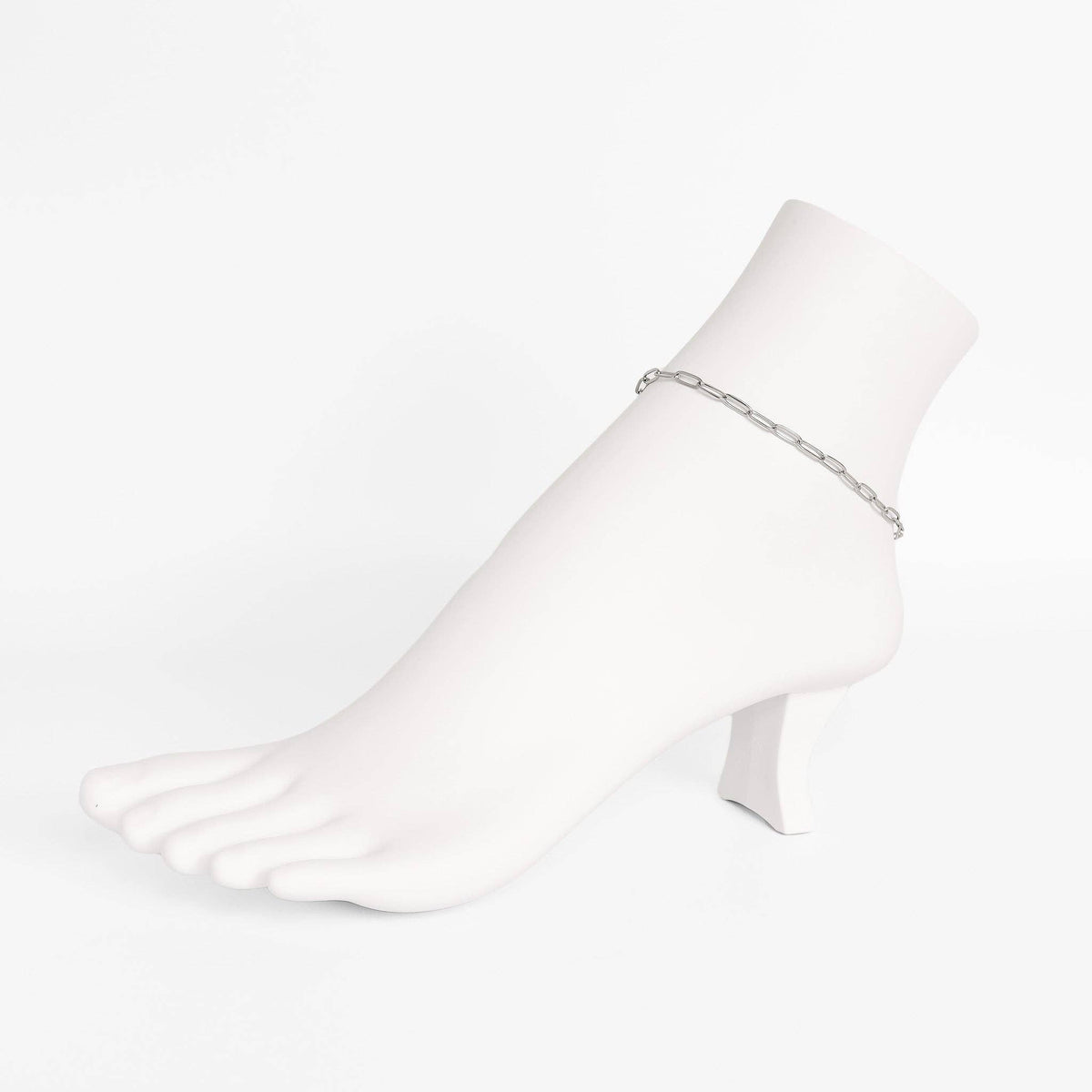 #215 Paperclip Chain Anklet