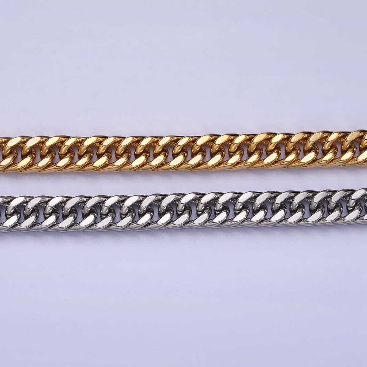 (#80) Men's Stainless Steel 7mm Cuban Chain Necklace 23.5 inch