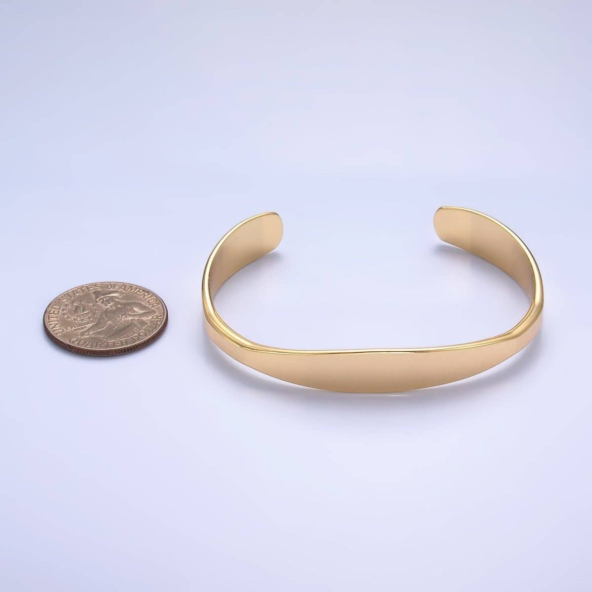 #242 | 24K Gold Filled Minimalist Band Cuff Bracelet