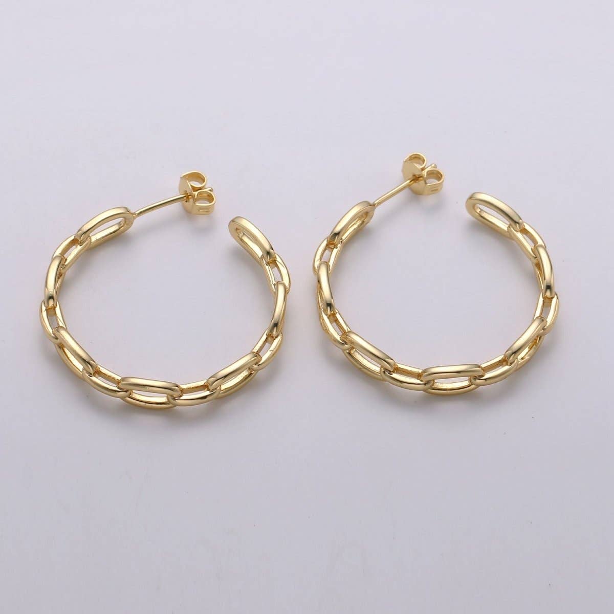 Dainty Gold Chain Earring